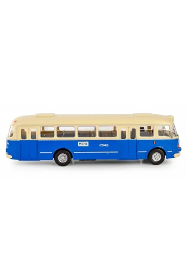Autobus metalowy 1 43 Jelcz 272 mex niebieski WB DAFFI M-913