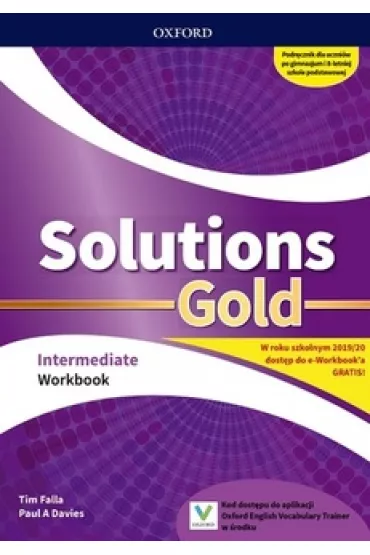 Solutions Gold. Intermediate. Workbook - Tim Falla, Paul Davis