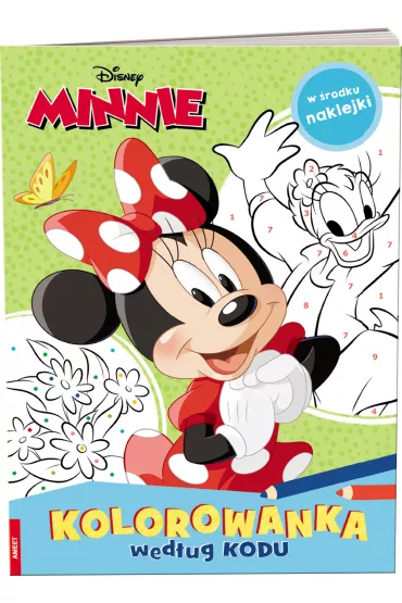 Minnie. Kolorowanka wed�ug kodu