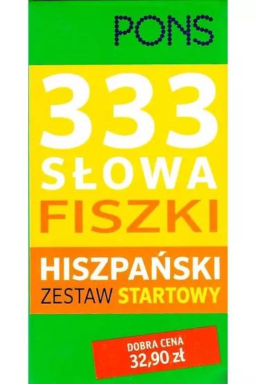 Fiszki 333 s�owa na ostro hiszpa�ski wydanie 2 - Fiszki hiszpa�skie