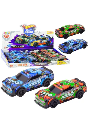 Wy�cig�wka z map�dem �wiat�em i d�wi�kiem MIX LeanToys
