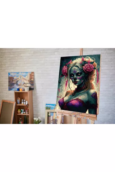 Twoje Hobby Malowanie po numerach - Kobieta z tatua�ami 40x50cm