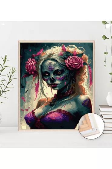 Twoje Hobby Malowanie po numerach - Kobieta z tatua�ami 40x50cm