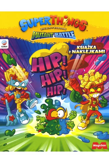 SuperThings Mutant Battle ksi��ka z naklejkami
