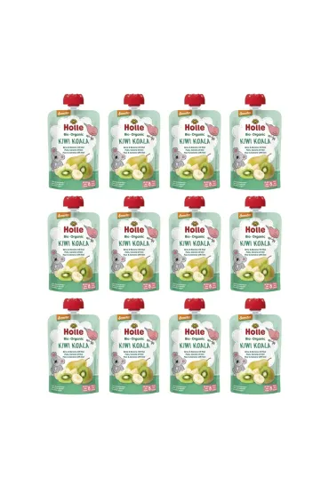 Holle Mus Kiwi koala (gruszka - banan - kiwi) od 8 miesi�ca Demeter Zestaw 12 x 100 ml Bio