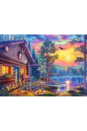 Puzzle 500 element�w Premium Przysta� o Zachodzie TREFL 37617 TR