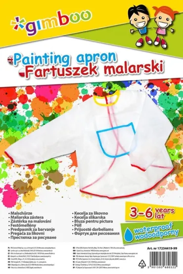 Gimboo Fartuszek malarski 3-6 lat