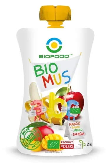 Bio Food Mus mango-bananowo-jab�kowy 90 g Bio