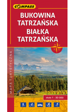 Mapa turystyczna Bukowina Tatrzaska, Biaka Tatrzaska 1:30 000