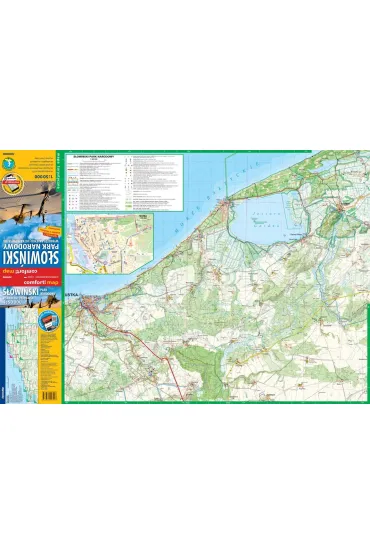 S�owi�ski Park Narodowy mapa turystyczna 1:50 000 laminat 2023