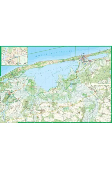 S�owi�ski Park Narodowy mapa turystyczna 1:50 000 laminat 2023