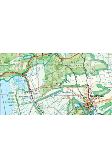 S�owi�ski Park Narodowy mapa turystyczna 1:50 000 laminat 2023