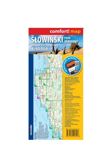 S�owi�ski Park Narodowy mapa turystyczna 1:50 000 laminat 2023