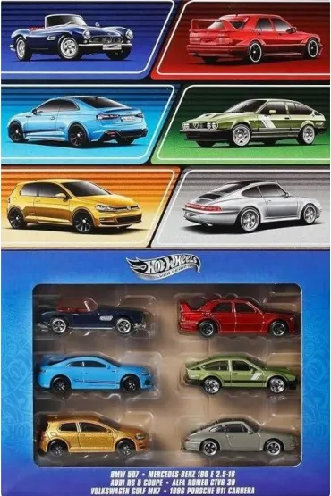 Hot Wheels - Euro Style Multipack Mattel