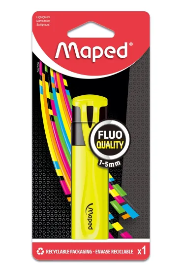 Zakre�lacz Fluo Peps ��ty blister