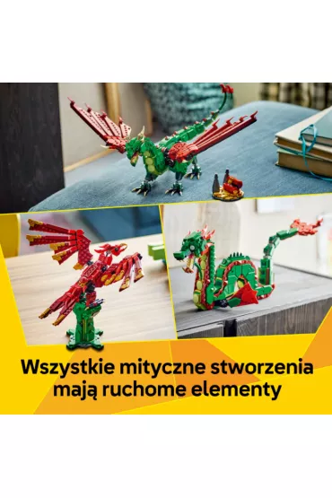 LEGO Creator 3 w 1 �redniowieczny smok 31161
