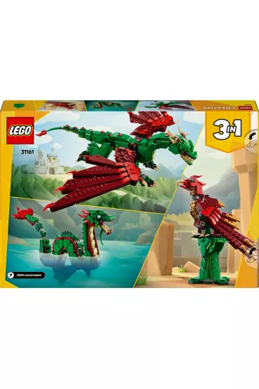 LEGO Creator 3 w 1 �redniowieczny smok 31161