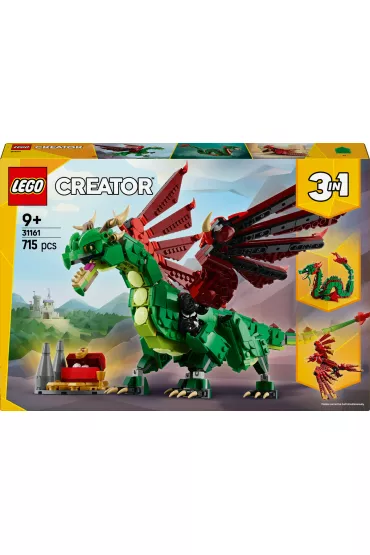 LEGO Creator 3 w 1 �redniowieczny smok 31161