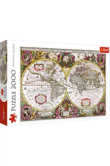 Puzzle 2000 el. Mapa Ziemi Trefl
