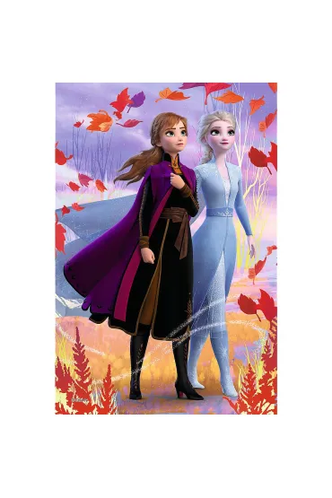 Puzzle mini 54 el. W �wiecie Anny i Elsy mix Trefl