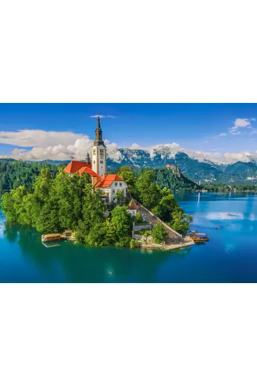 Puzzle 500 el. Bled, Slovenia Castorland