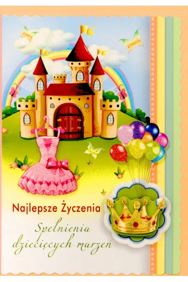 Top Graphic Karnet BOG Serdeczne �yczenia dzieci�ce B6 BR mix wzor�w