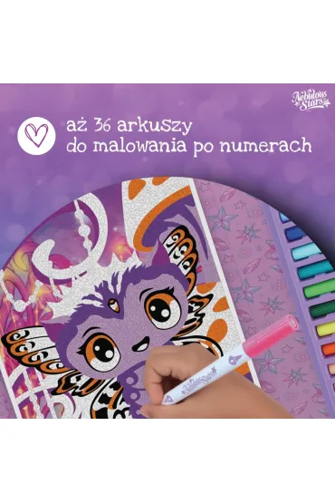 Kreatywna kolorowanka z flamastrami Mystery 7+