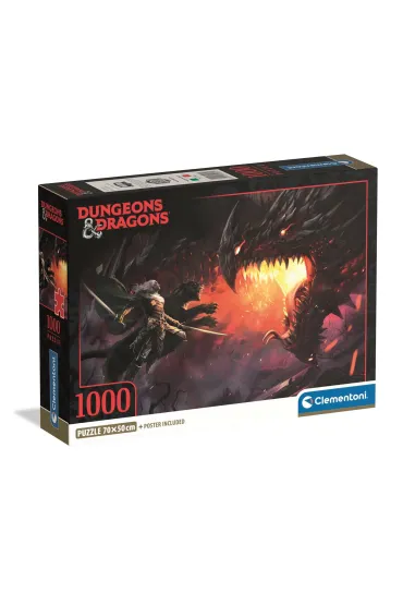 Puzzle 1000 el. Compact Dungerons and Dragons Clementoni