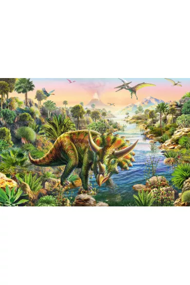 Puzzle 3x48 el. Dinozaury Schmidt