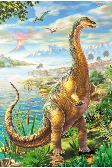 Puzzle 3x48 el. Dinozaury Schmidt