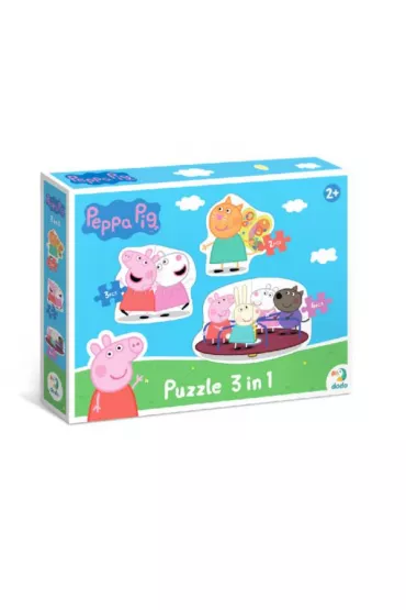 Puzzle Peppa Pig 3w1 Dodo