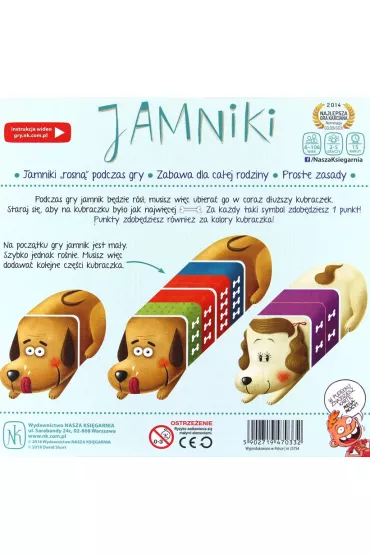Jamniki. Gra planszowa - David Short