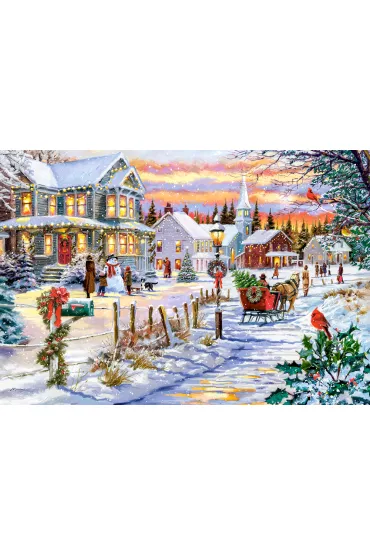 Puzzle 1000 el. Christmas Tree is Coming Castorland