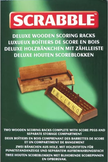 Scrabble drewniana podstawka i tablica wynik�w