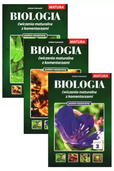 Biologia. �wiczenia maturalne z komentarzem. Zeszyty 1-3. Poziom rozszerzony - �ukasz Czarnocki