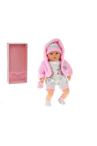 Lalka bobas ze smoczkiem m�wi po polsku 45cm Adar
