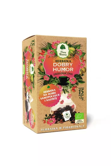 Dary Natury Herbatka dobry humor piramidki 15 x 3 g Bio