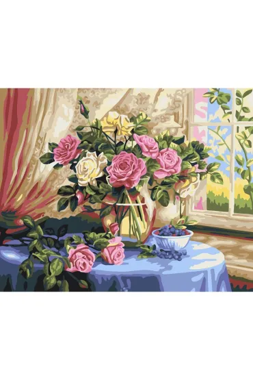 Koh-I-Noor Malowanie po numerach - R�e 40x50cm