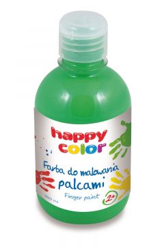Happy Color Farba do malowania palcami 300 ml zielona