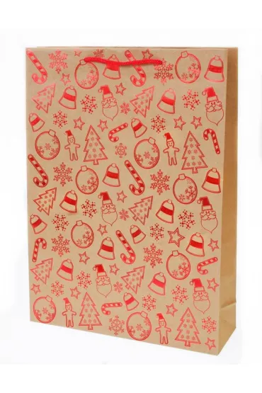 Canpol Torebka ozdobna twarda Kraft �wi�ta TK-40S 33 x 44 cm