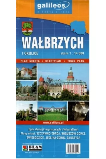 Wa�brzych i okolice. Plan miasta. 1:14 000 Plan