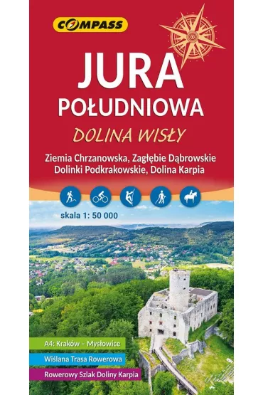 Jura Po�udniowa Dolina Wis�y mapa skala 1 : 50 000