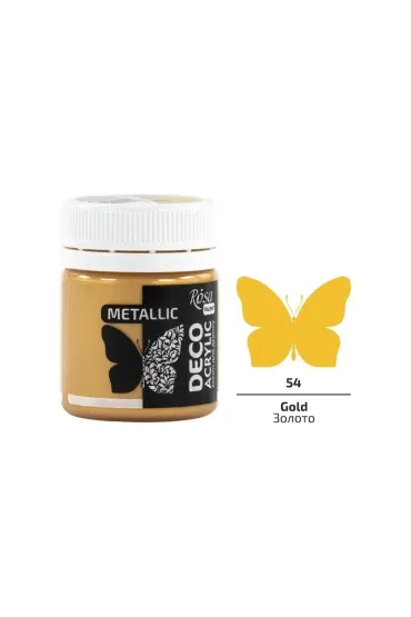 Rosa Farba akrylowa metaliczna gold 54 20ml 20 ml
