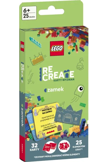 Acp LEGO Recreate. Karty Wyzwań. Zamek klocki | TaniaKsiazka.pl