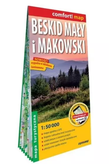 Mapa tur. -Beskid Ma�y i Makowski 1:50 000