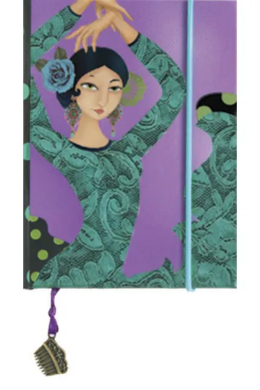 Boncahier Notatnik ozdobny 0021-02 Flamenco Mini Bulerias 144 kartki
