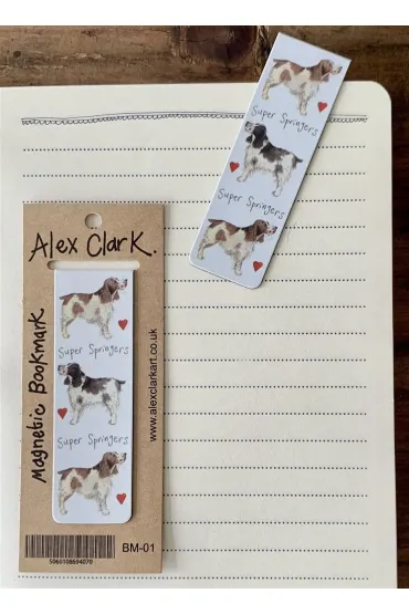 Alex Clark Zak�adka do ksi��ki BM01 Springer spaniel