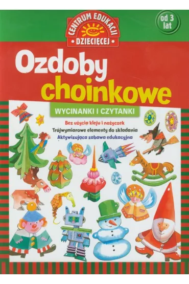 Wycinanki i czytanki. Ozdoby choinkowe - Maria Szarf