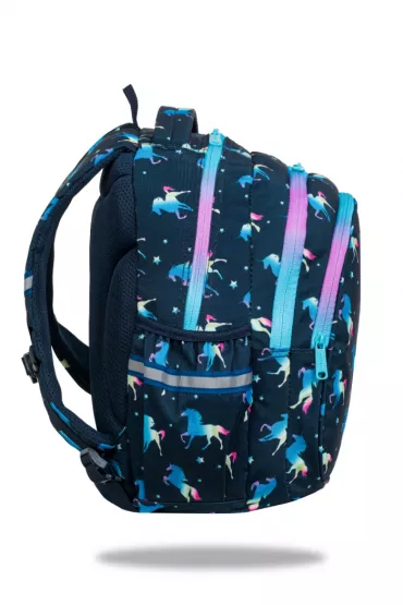 Coolpack Blue Unicorn Plecak 28x39x15 cm 1 zamek 4 kieszenie Jerry Unicorn Coolpack jednoroce F029670