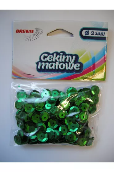Cekiny matowe M70 8mm, 10g